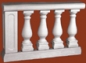 Preview: Balustradengeländer aus Weißbeton